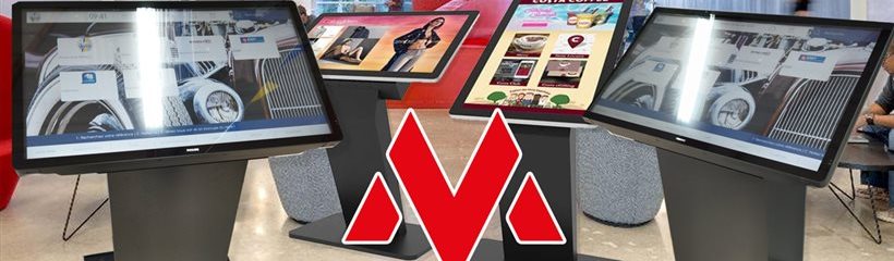Bornes tactiles et interactives